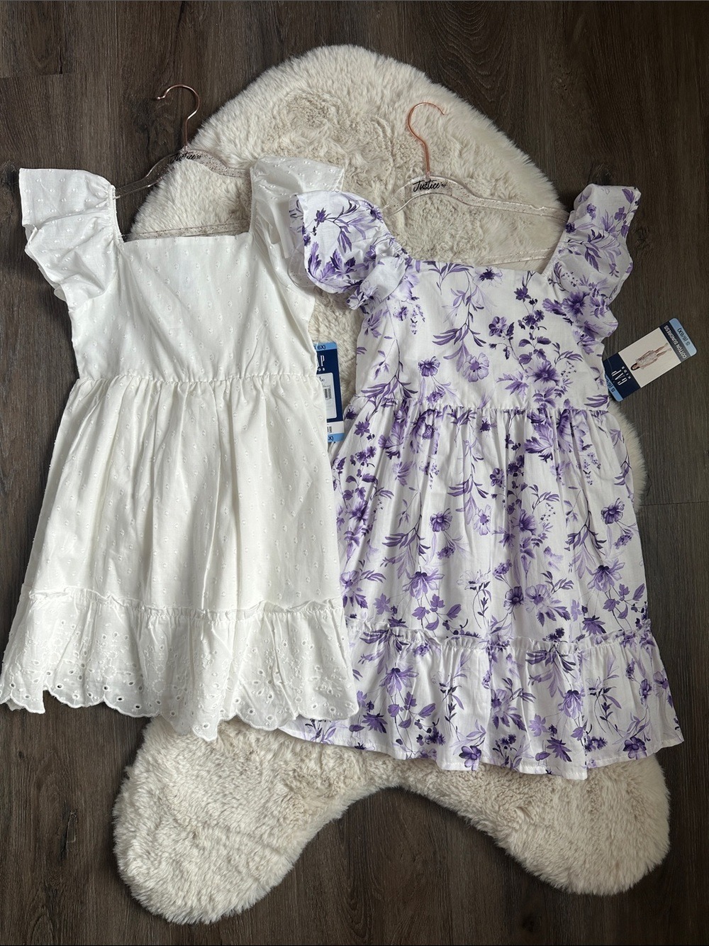 Girls' Ruffle Sleeve Dress Gap 6/6X